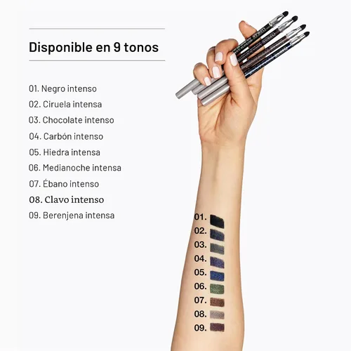 Vista 5 de Clinique Quickliner For Eyes Intense Eyeliner Pencil Water Resistant, Smudge Resistant + Safe For Sensitive Eyes 10 Shades