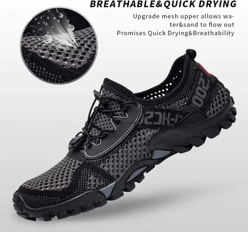 Vista 2 de SOBASO Zapatos de agua para mujeres y hombres de secado rápido para natación playa deportes acuáticos buceo senderismo vela viajes