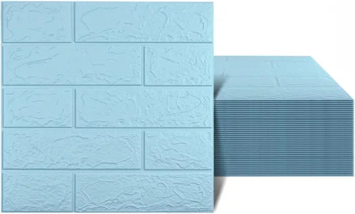 Vista 11 de 10 paneles de pared 3D negros, cobertura de 14.5 pies cuadrados, adhesivo imprimible con paneles de pared de espuma de polietileno autoadhesivos