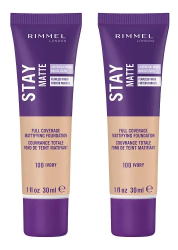 Vista 11 de 3 x Rimmel London Stay Matte - Base líquida mousse mate 30ml - 201 Beige clásico