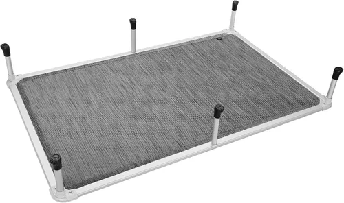 Vista 12 de Veehoo Cama elevada para perros a prueba de mordidas - Cuna elevada refrescante para mascotas - Marco de aluminio plateado y tela de malla