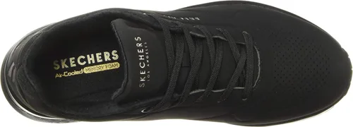 Vista 5 de Skechers Uno-Stand on Air tenis estilo urbano para mujer., Negro (dark black), 5