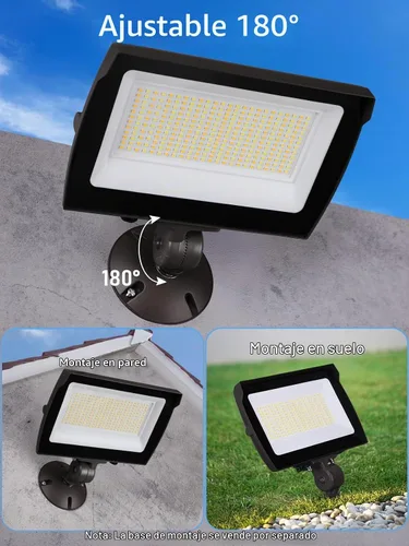 Vista 6 de LEONLITE Luz de inundación de 100W LED con el soporte del nudillo, prenda