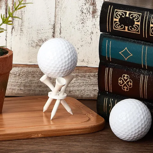 Vista 7 de Gemscream - Soporte de exhibición de pelotas de golf de acrílico con 3