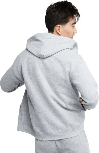Vista 2 de Hanes EcoSmart - Sudadera con capucha para hombre, diseño de vellón con cremallera completa