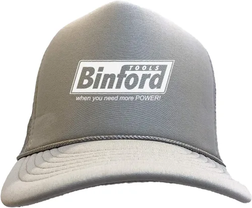Vista 11 de Binford Tools - Sombrero de camionero divertido de dos tonos para TV Parody Beige/Marrón