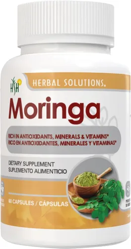 Vista 2 de Moringa (Arbol de India) (60 Cápsulas, 500 mg cada una)