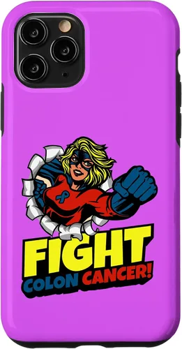 Vista 10 de iPhone 14 - Camisas de concienciación sobre el cáncer de colon para mujeres y niñas