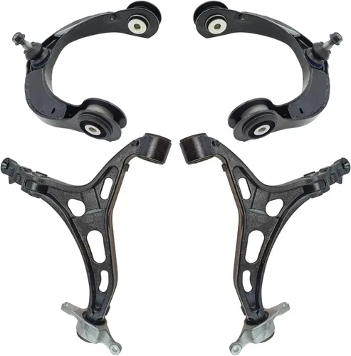 Vista 103 de TRQ Brazo de control superior e inferior del lado del conductor y del pasajero con juego de rótulas compatible con Chevrolet GMC 89-02