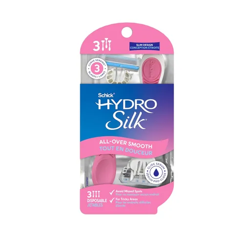 Vista 2 de Schick Hydro Silk Maquinillas de afeitar desechables de 3 hojas para mujer