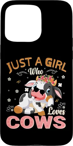 Vista 28 de Just A Girl Who Loves Cows Case for iPhone 16