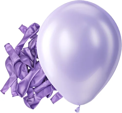 Vista 175 de Bezente - Globos redondos de látex cromado metálico plateado para helio, paquete de 100 unidades de 12 pulgadas Globos plateados para decoraciones