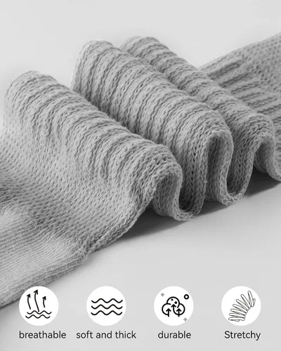 Vista 4 de Slouch Socks Women,Scrunch Socks,Knee High Slouchy Socks for Women