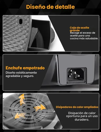 Vista 4 de Olla caliente 2 en 1 con parrilla, parrilla eléctrica coreana para barbacoa, control de temperatura dual independiente y sartén antiadherente