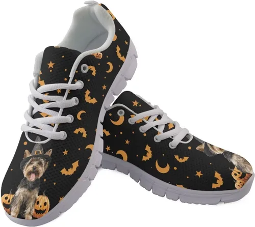 Vista 19 de HUGS IDEA Zapatos deportivos ligeros con patrón de enfermería para mujer Bandera estadounidense