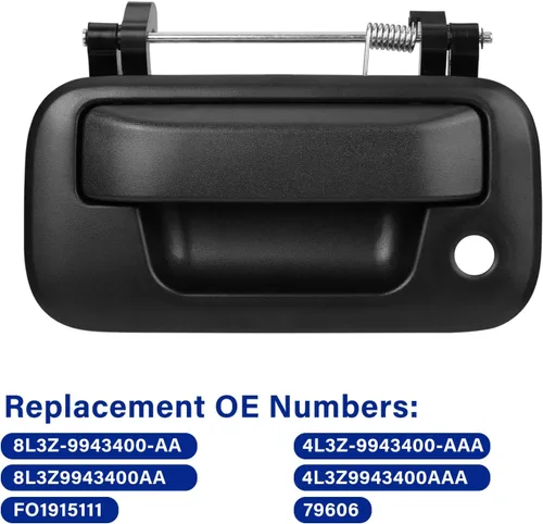 Vista 5 de Pestillo de manija para portón trasero compatible con Ford F150 F250 F350 F450 F550 Super Duty Explorer Lobo 2004-2016, Lincoln Mark LT Reemplazo #