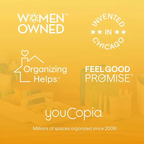 Vista 6 de YouCopia SinkSuite - Organizador de limpieza para debajo del fregadero, organizador de suministros de limpieza ajustable de 2 niveles