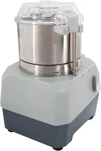 Vista 3 de Hakka - Procesador de alimentos combinado con cuenco de acero inoxidable de 3 cuartos de galón, alimentación continua y 4 discos - 1 hp