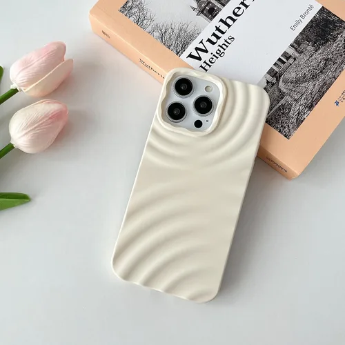 Vista 11 de ZCDAYE Funda diseñada para iPhone 11, bonita funda para teléfono con patrón de desgarrador de agua, tacto sedoso, brillante, elegante, para mujeres