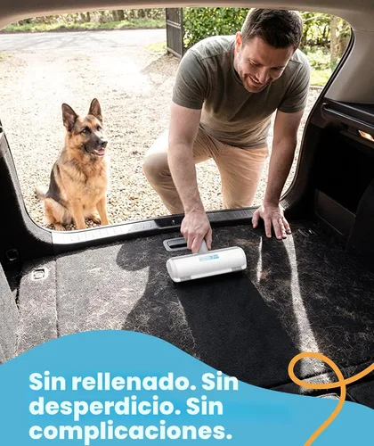 Vista 8 de Triton Herramienta de Eliminación de Pelo de Mascotas con Compartimento de Captura de Pelo y Mango Desmontable, Tamaño de Almacenamiento 60% Más