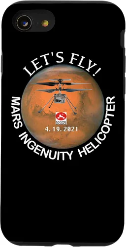 Vista 8 de iPhone 12 mini deja volar! Mars Ingenuity helicóptero perseverancia Rover caso