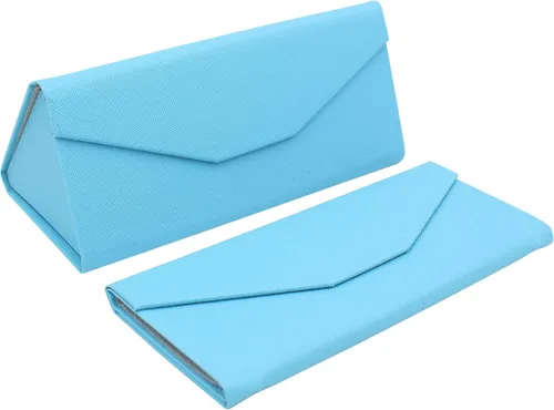 Vista 172 de Real Sic Funda para lentes de sol para hombres y mujeres, soporte magnético plegable para lentes de sol, inspirado en el color sólido