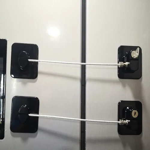 Vista 6 de YEYA Kit de correas adhesivas para anclajes de pared para muebles sin taladrar