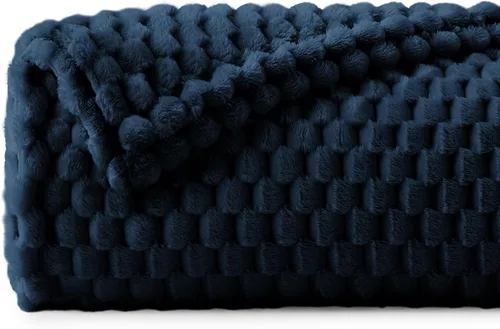 Vista 112 de BEDELITE Manta de forro polar para sofá y cama, manta decorativa de jacquard 3D de almendra, súper suave y acogedora, manta mullida cálida adecuada