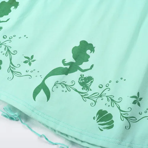 Vista 9 de JerrisApparel Disfraz de Sirenita para niñas, vestido de princesa, cosplay, juego de rol, accesorios