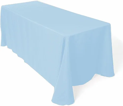 Vista 23 de ADD&SHIP Mantel rectangular (90 x 120 pulgadas) de largo, poliéster, reutilizable, para fiestas, eventos, banquetes, Acción de Gracias, Navidad