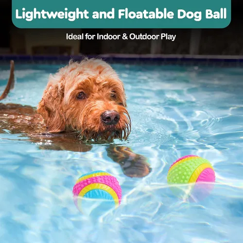 Vista 6 de Bola de juguete para perros Ethical Pets Sensory Ball, 2.5", Colores Variados