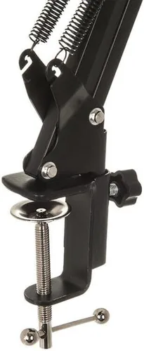 Vista 5 de StreamEye Soporte de micrófono con brazo de brazo con soporte de escritorio, clip desmontable, cable XLR de grado profesional, filtro pop