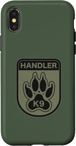 Vista 5 de K9 Handler (parche tenue) Funda para iPhone 16