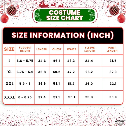 Vista 5 de KatchOn Deluxe Velvet Santa Suit for Adults - 11 Pieces Santa Costumes for Adults Christmas Costumes, Santa Claus Costume