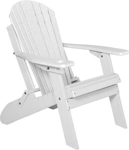 Vista 15 de Furniture Barn USA Silla Adirondack plegable de polietileno, azul Aruba Azul (Aruba Blue)