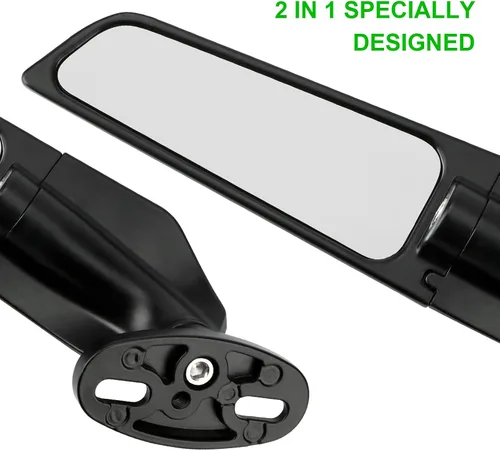 Vista 6 de Espejo retrovisor de motocicleta para Yamaha R1 R3 R6S para Honda CBR600RR CBR1000RR CBR300RR para Ninja 400 ZX6R ZX10R para Suzuki GSXR600 GSXR750