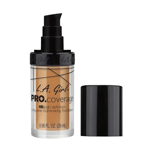 Vista 19 de Base de maquillaje líquida L.A. Girl Pro Coverage, Beige