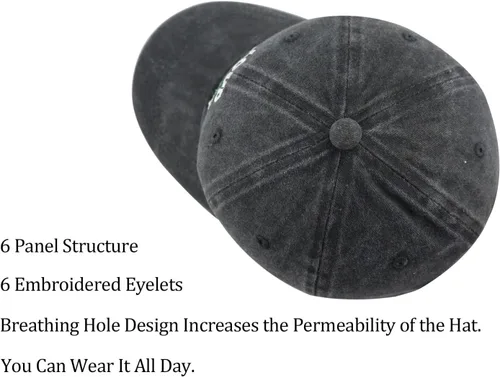 Vista 5 de Bigfoot Sombreros para hombres y mujeres, divertido gorro de béisbol ajustable de algodón lavado bordado salvaje pie grande Sasquatch