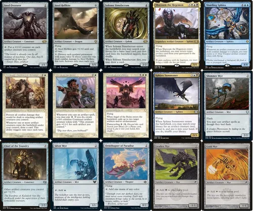 Vista 3 de Elite Commander Urza Artifacts Deck – Esper – Azul Negro Blanco – EDH – Urza, Artificio Jefe – 100 cartas – Magic The Gathering Deck – Muy fuerte