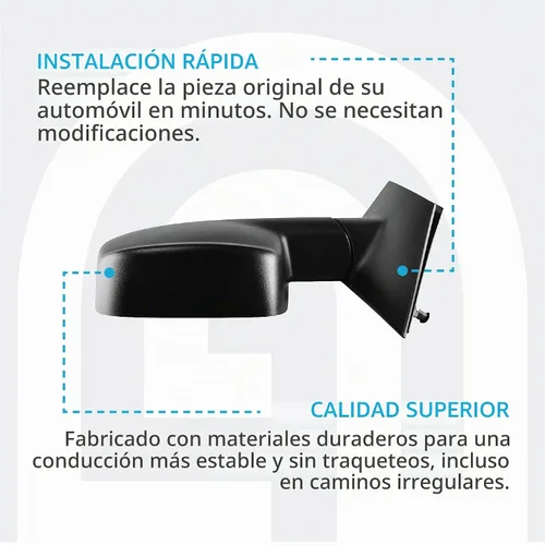 Vista 3 de Dependable Direct Espejo lateral del lado del conductor compatible con Chevy Express, GMC Savana 1500 08-14 y Chevy Express, GMC Savana 2500/3500