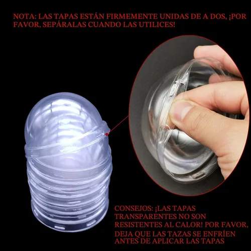 Vista 5 de Paquete de 50 moldes de papel de aluminio para magdalenas de 5 onzas, forros para magdalenas LNYZQUS con tapas de cúpula, moldes desechables Marrón