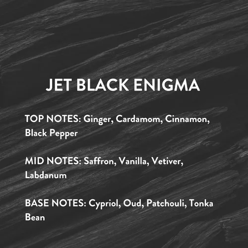 Vista 4 de Michael Malul Jet Black Enigma Eau de Parfum - 0.3 fl oz Tamaño Viaje