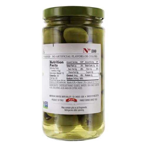 Vista 2 de Jeff's Garden, Olives Green Castelvetrano sin hueso, 5.5 onzas