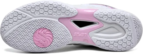 Vista 4 de Condromly Zapatos de pickleball para mujer, suela de goma ligera 19 para agarre y flexibilidad, sin marcas, estabilidad de zapatos de cancha