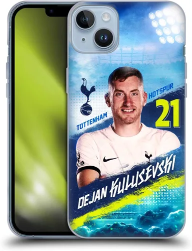 Vista 19 de Head Case Designs Officially Licensed Tottenham Hotspur F.C. Cristian Romero 2023/24 First Team Gel Case [Military Grade] Compatible with Apple