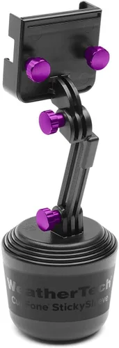 Vista 11 de WeatherTech CupFone Two View con extensión – Soporte de portavasos ajustable y universal para teléfono celular, accesorio para automóvil y camión