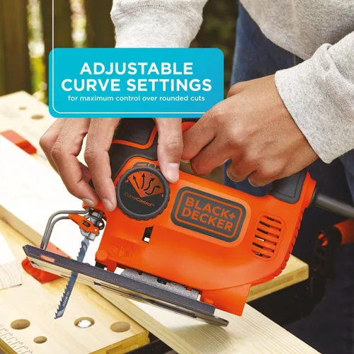 Vista 6 de Sierra de calar BDEJS600C de BLACK+DECKER, 5.0 amp