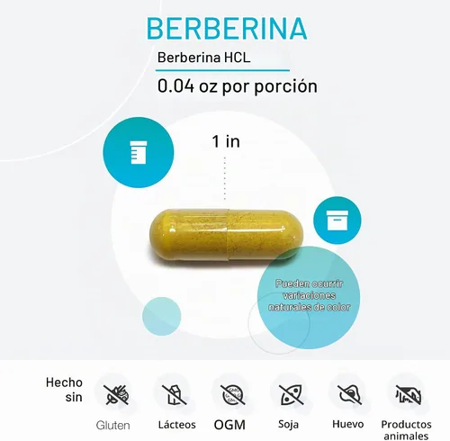 Vista 4 de XYMOGEN Berberina, 120 Cápsulas