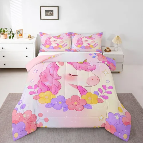 Vista 27 de Feelyou Lindo juego de ropa de cama de ajolote para niños y niñas tamaño twin, juego de edredón de salamandra para niños, mujeres y hombres, edredón