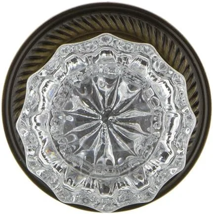 Vista 51 de Nostalgic Roseta de cuerda de almacén con pomo de puerta de cristal
